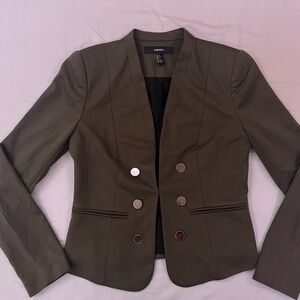 Forever 21 | Vintage Professional Olive Green Small Blazer